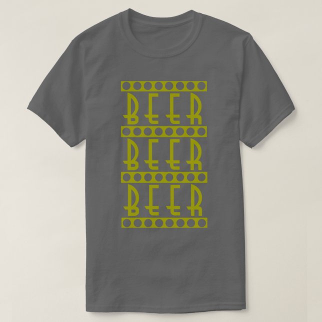 T-shirt Bières Bières Bières 2 (Design devant)