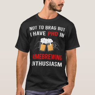 T-shirt Bières Enthousiasme Brasseur Maison Brassage Brass