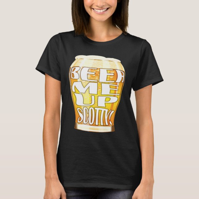 T-shirt Bières-moi Scottie (Devant)