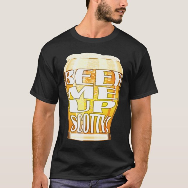 T-shirt Bières-moi Scottie (Devant)