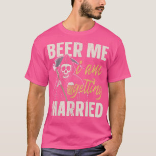 T-shirt Bières pour moi je me marie Marié Mariée Fête Amus