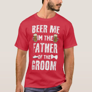 T-shirt Bières pour moi je suis le père du marié drôle de