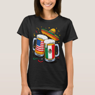 T-shirt Bières Usa mexique cinco de mayo