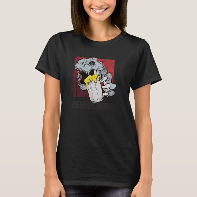 T-shirt Bierosaurus Bierosaurier Bier Alcool - Bière (Devant)