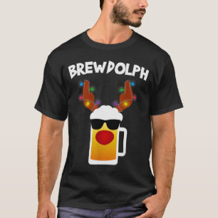 T-shirt Bièrre du Renne Rudolph Brasseurdalph Noël Drôle
