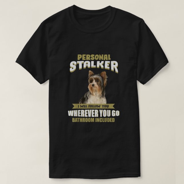 T-shirt Biewer Yorkshire Terrier Shirt Biewer Yorkshire T (Design devant)