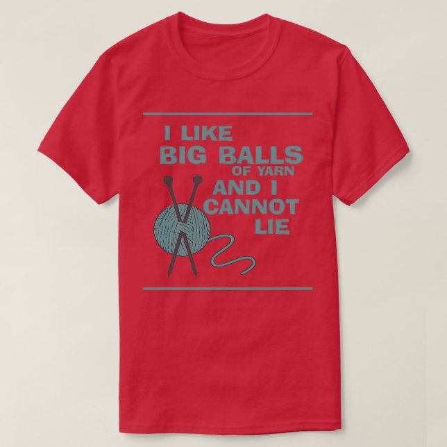 T-shirt Big Balls of Yarn Range (Design devant)