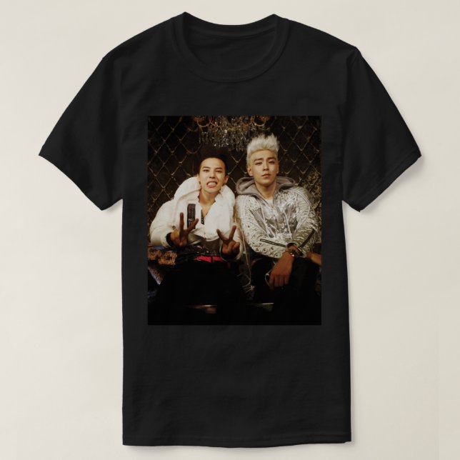 T-shirt Big Bang GD&amp ; TOP Kpop Big Bang Top G Dragon C (Design devant)