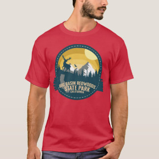 T-shirt Big Basin Redwoods State Park Californie Camping b