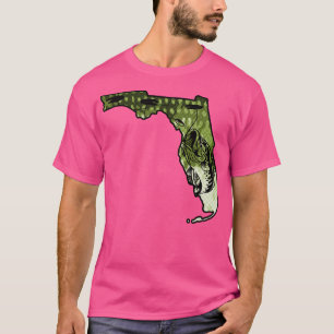 T-shirt Big Bass Fishing Floride State Grosse Bouche Basse