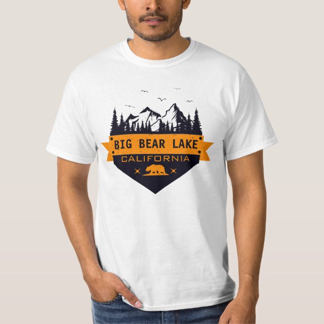 T-shirt Big Bear Lake California - Nom personnalisé T-Shir (Devant)