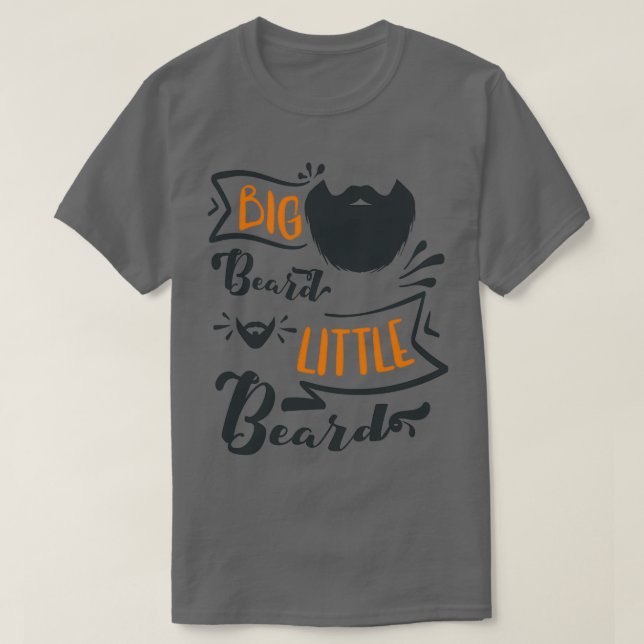 T-shirt Big Beard Little Beard 2 (Design devant)