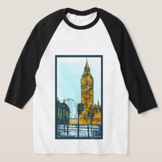 T-shirt Big Ben Graphic de Londres Skyline