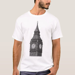 T-shirt Big Ben Horloge Tower Londres Angleterre