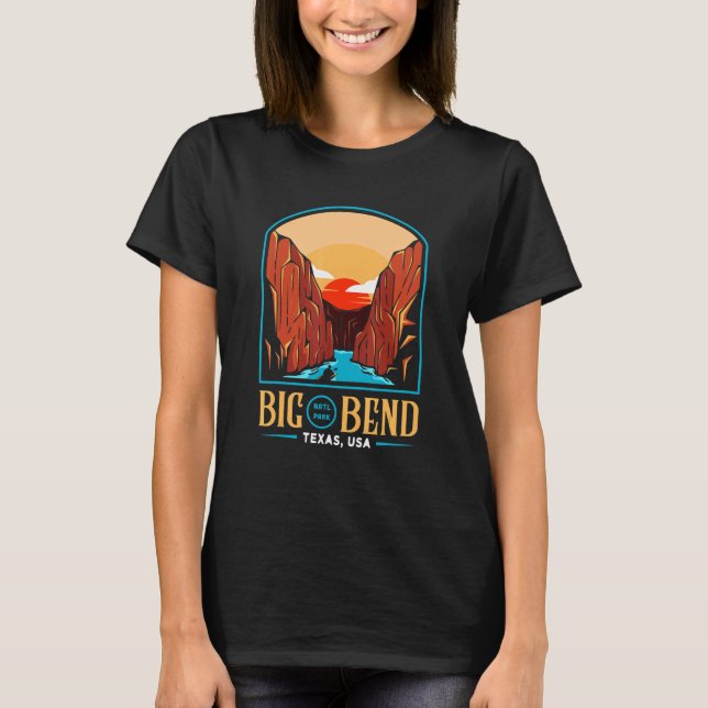 T-shirt Big Bend National Park Brewster Texas US (Devant)