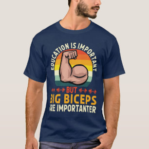 T-shirt Big Biceps sont importants Amoureux de la gym