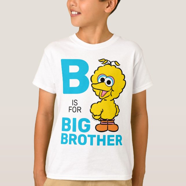 T-shirt Big Bird | B est pour Big Brother (Devant)
