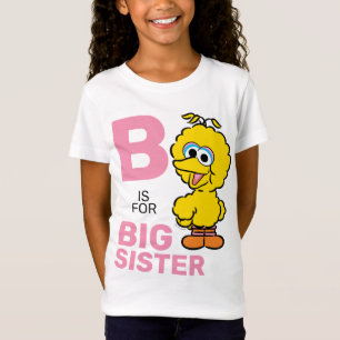 T-Shirt Big Bird   S est pour Big Sister