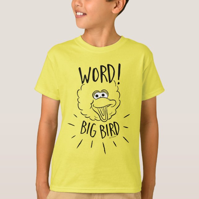 T-shirt Big Bird Skate Logo - Word! Big Bird (Devant)
