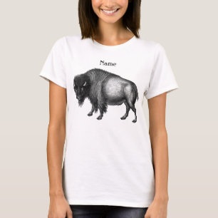 T-shirt Big Bison Buffalo Thunder-Cove