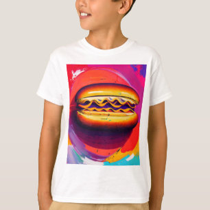 T-shirt Big Bite Hot Dog - The Colossal Hotdog Chronicles