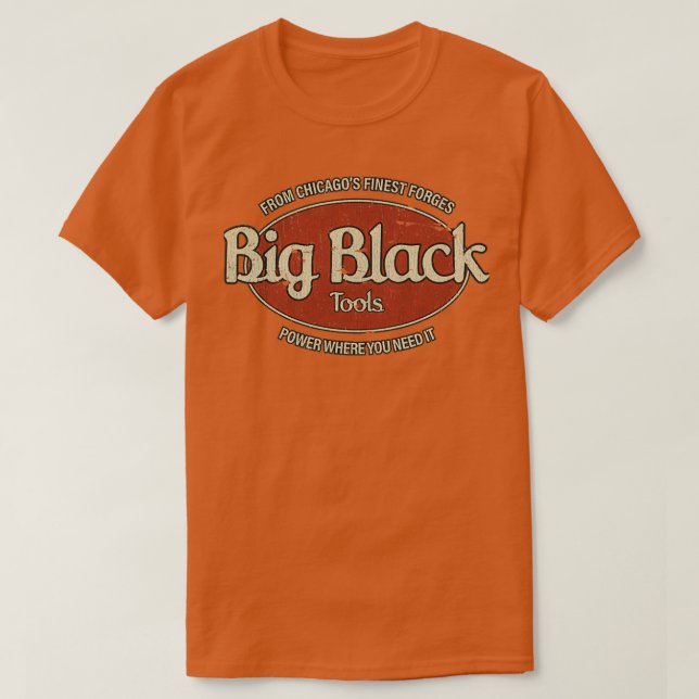 T-shirt Big Black Tools 1981 (Design devant)