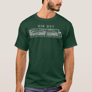 T-shirt Big Boy 4000 Classe vapeur Locomotive américaine