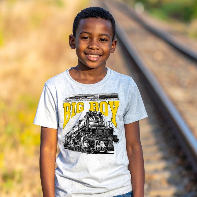 T-shirt Big Boy 4014 Steam Loco. Union Pacific Class 4000 (Big Boy 4014 Steam Loco. Union Pacific Class 4000. Boy Basic T-Shirt )