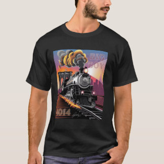 T-shirt Big Boy 4014 Train Steam Engine Locomotive 4014 Ra