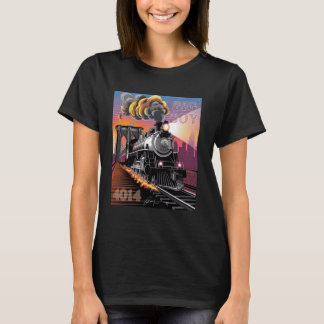 T-shirt Big Boy 4014 Train Steam Engine Locomotive 4014 Ra