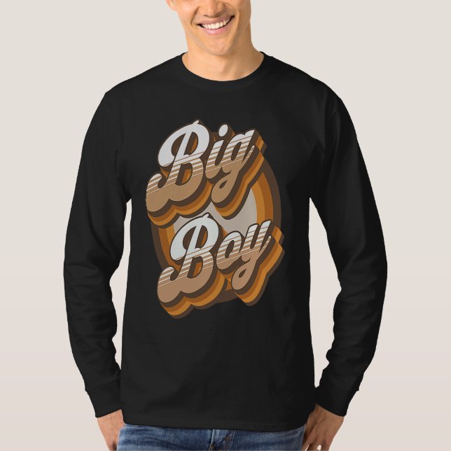 T-shirt BIG BOY Retro Cool Melanin vibe (Devant)
