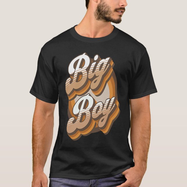 T-shirt BIG BOY Retro Cool Melanin vibe (Devant)