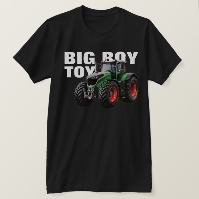 T-shirt "Big Boy Toy" avec Green Farm Tractor (Design devant)