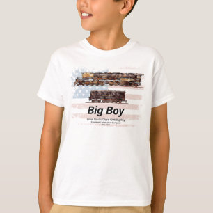 T-shirt Big Boy Train à vapeur Vintage Locomotive américai