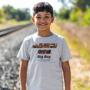 T-shirt Big Boy Train à vapeur Vintage Locomotive américai