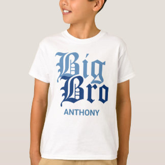 T-shirt Big Bro avec son nom
