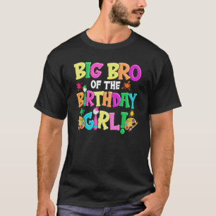 T-shirt Big Bro of the Birthday Girl Artist Papa Papa Papa