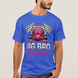T-shirt Big Bro Pit Crew Course Anniversaire Girl Party Ra