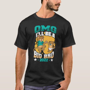 T-shirt Big Brother 2022 Funny Cat Brothers OMG Bro Siblin