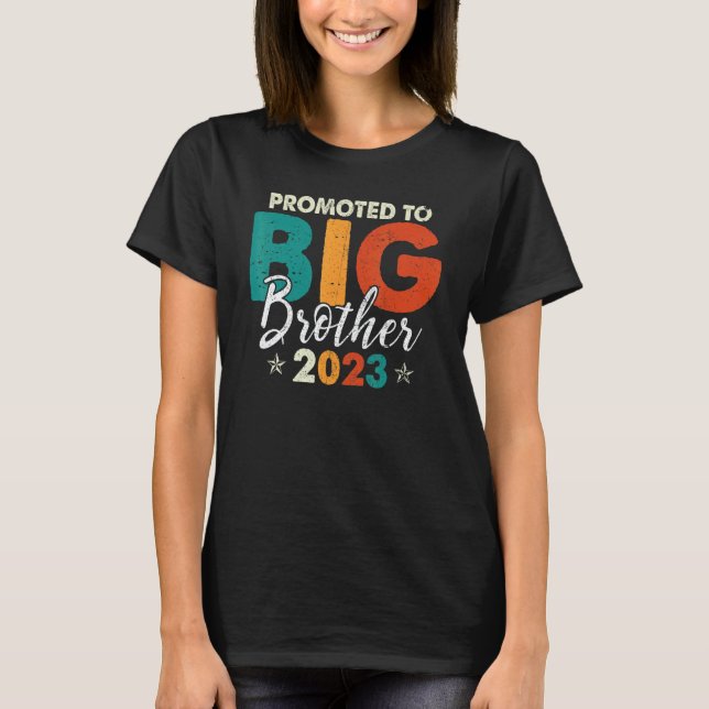 T-shirt Big Brother 2023 For Toddler Youth Pregnancy Annou (Devant)