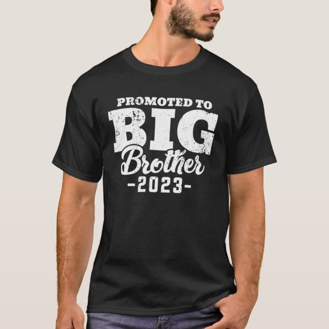 T-shirt Big Brother 2023 For Toddler Youth Pregnancy Annou (Devant)