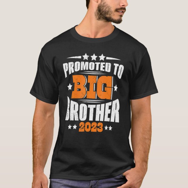 T-shirt Big Brother 2023 Pour La Grossesse Des Jeunes Jeun (Devant)