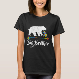 T-shirt Big Brother Bear Sensibilisation sur l'autisme Fie