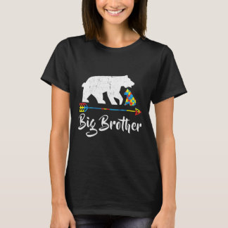 T-shirt Big Brother Bear Sensibilisation sur l'autisme Fie