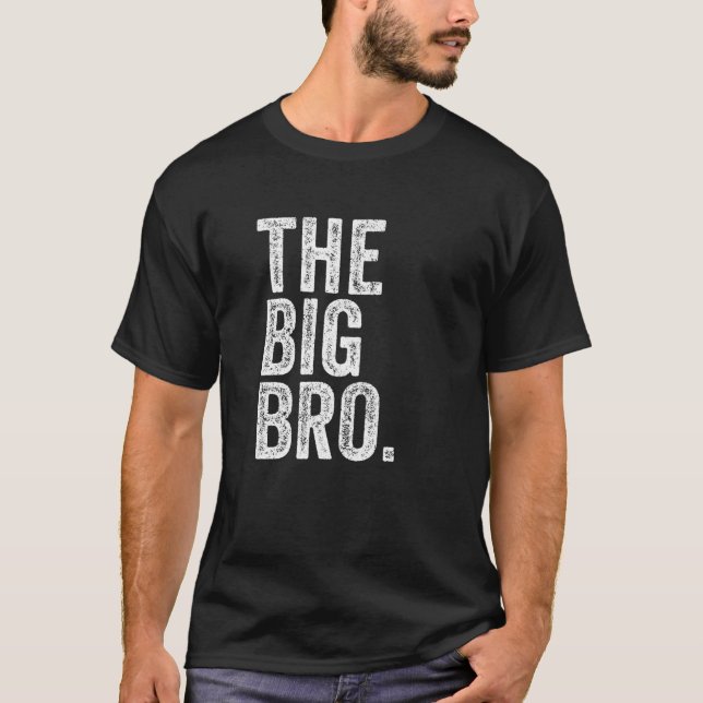 T-shirt Big Brother Best Big Brother Faire-part Funn (Devant)