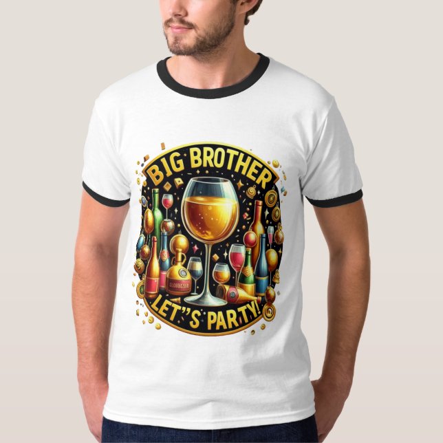 T-shirt Big Brother C'est l'heure de la grotte (Devant)