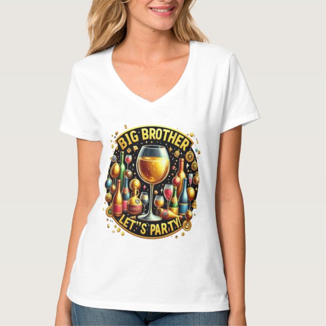 T-shirt Big Brother C'est l'heure de la grotte (Devant)