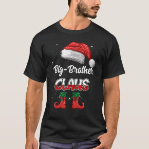 T-shirt Big Brother Claus Pajama de Noël Famille Correspon