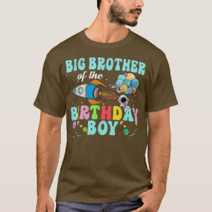T-shirt Big Brother De L'Astronaut Anniversaire Boy Space 