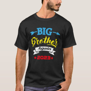 T-shirt Big Brother de nouveau 2023 Grossesse Faire-part T